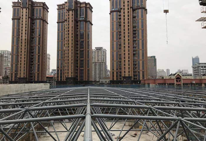林州螺栓球网架结构
